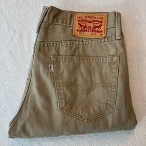 Levi's 511 Khaki 33x30